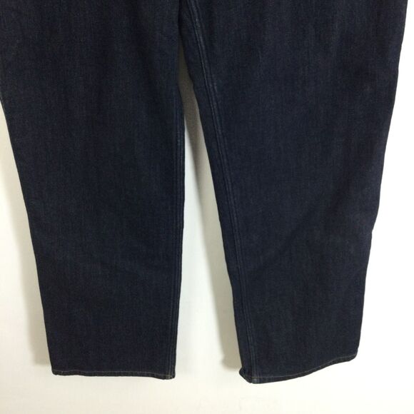 Carhartt Original Fit Straight Leg Blaine Flannel Lined Jeans Dark Bluestone 18 - Picture 8 of 11